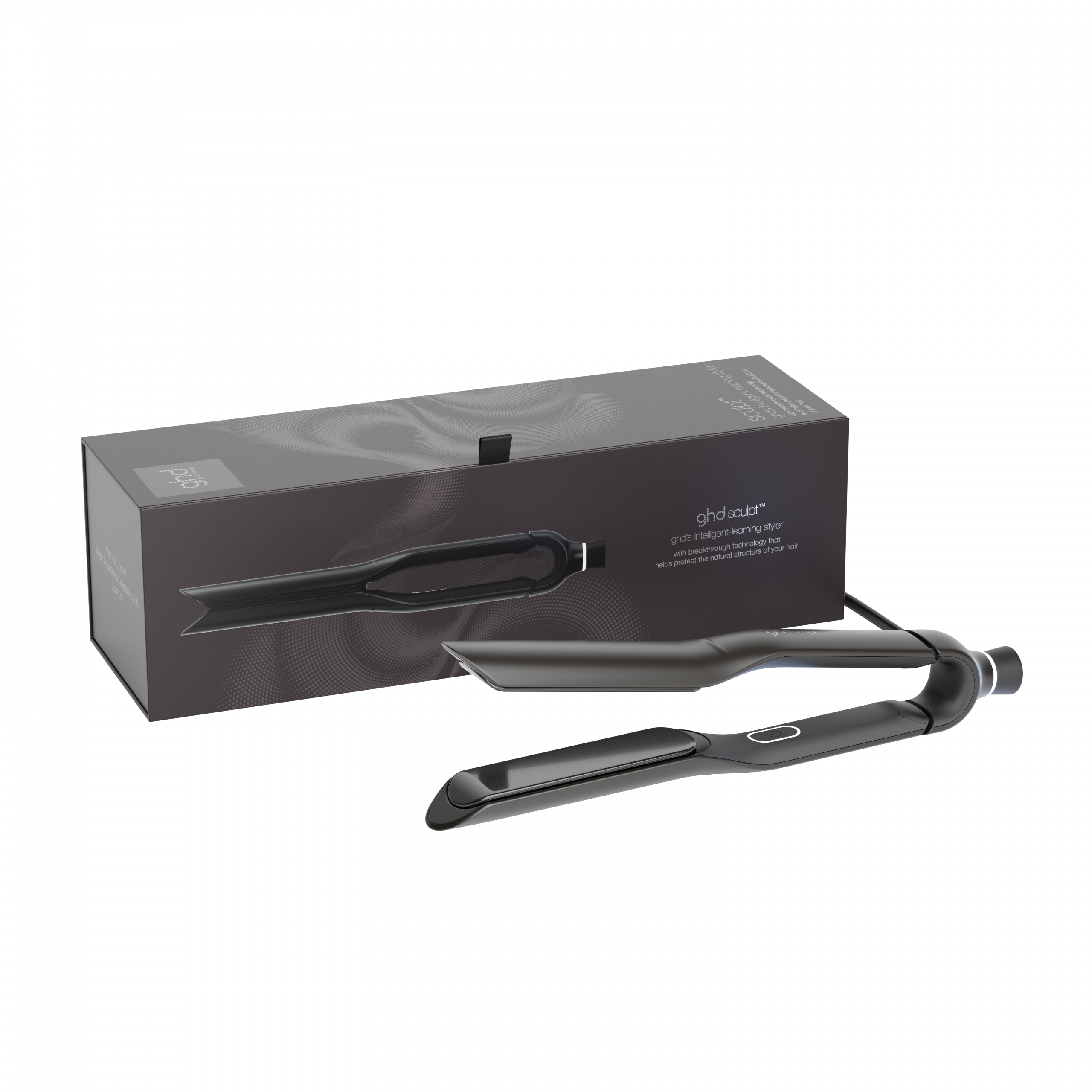 Plancha de pelo interactiva GHD SCULPT NEGRA - Imagen 1