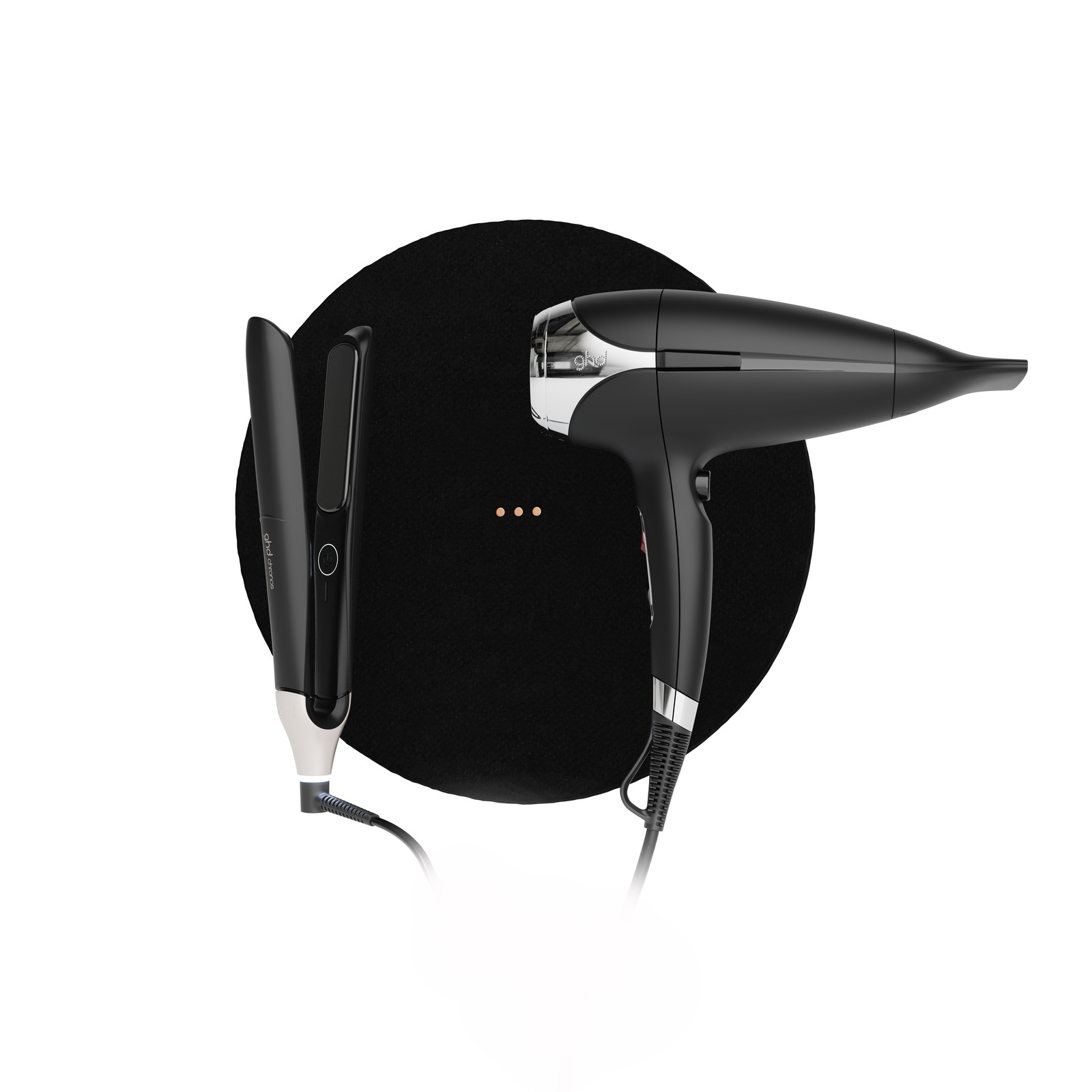 Set de regalo GHD DELUXE PLANCHA Y SECADOR NEGRO - Imagen 3