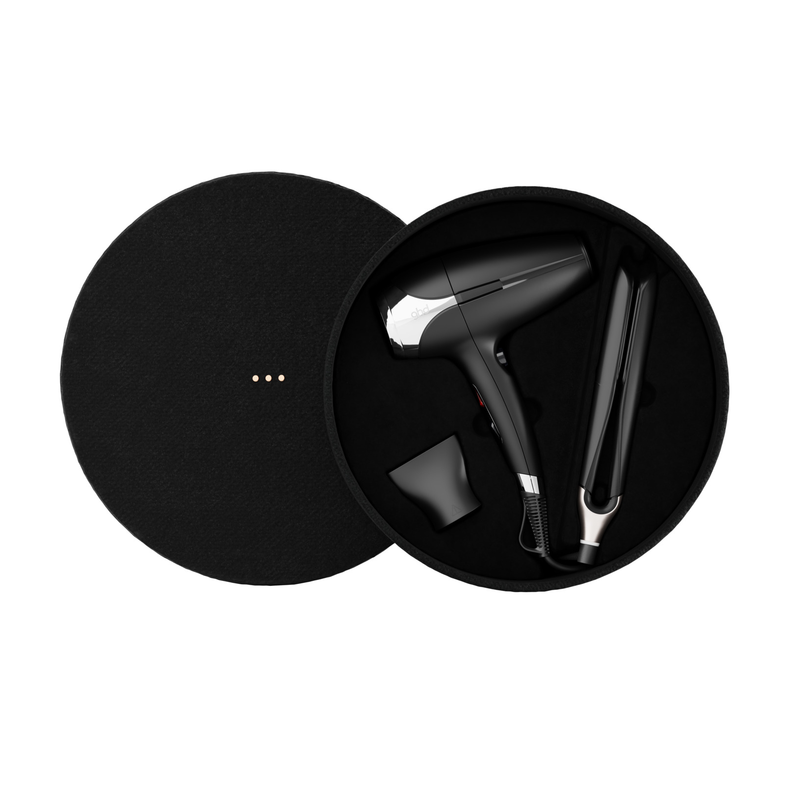 Set de regalo GHD DELUXE PLANCHA Y SECADOR NEGRO - Imagen 4